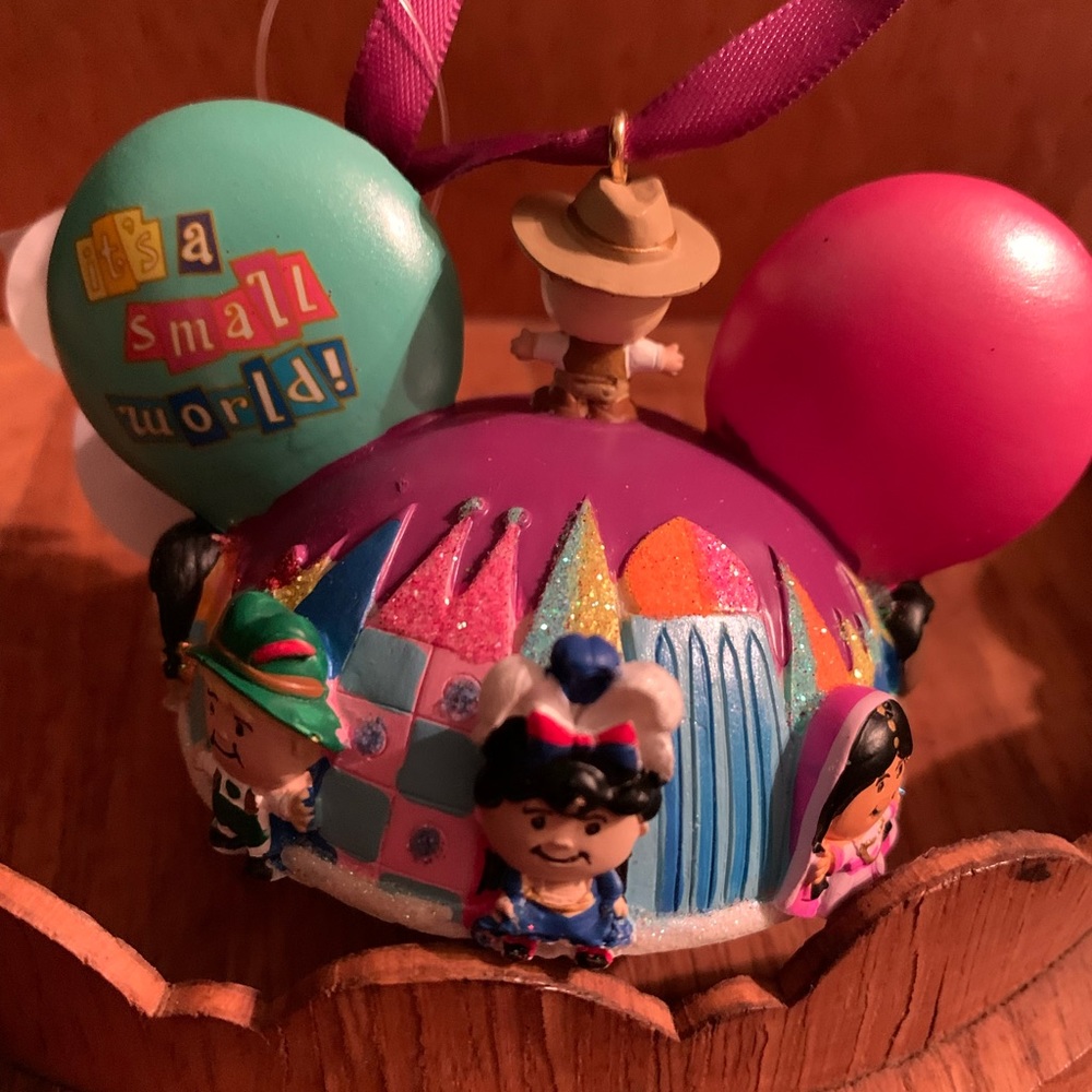 Disney Parks It’s a Small World Ears Hat Ornament - Picture 8 of 8